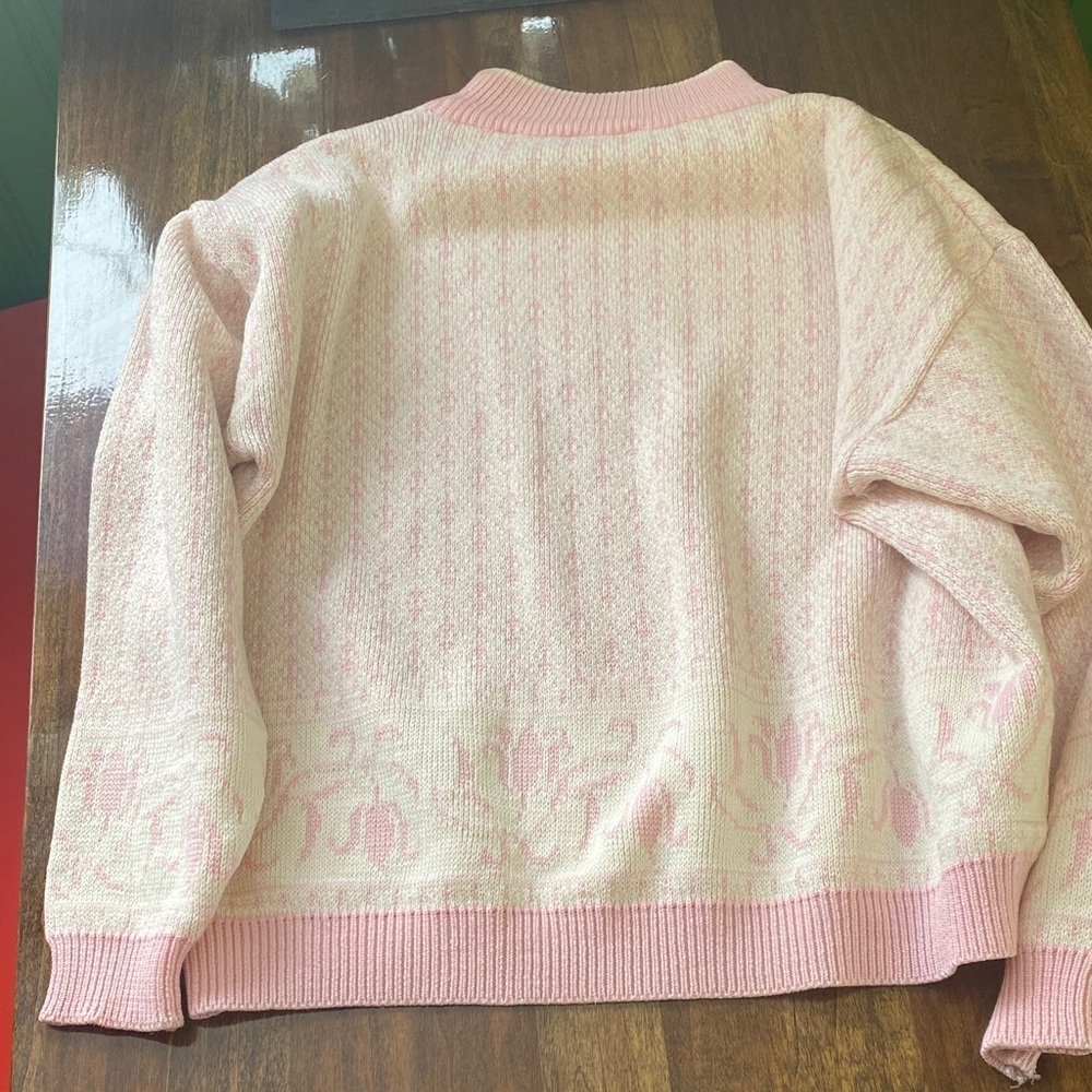 Vintage Retro Grandma Chic CottageCore Women's Sweater - Picture 3 of 3